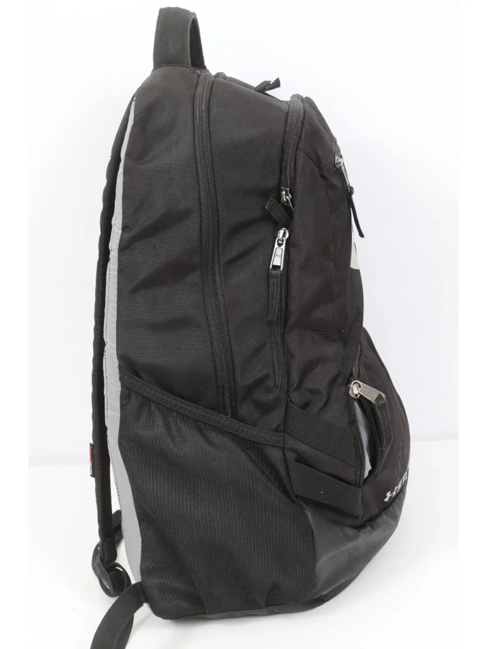 Under Armour Storm 1 Team Hustle All Sport Backpack Black Silver Rucksack